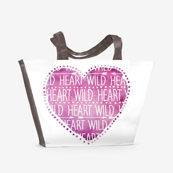 Пляжная сумка «wild heart»