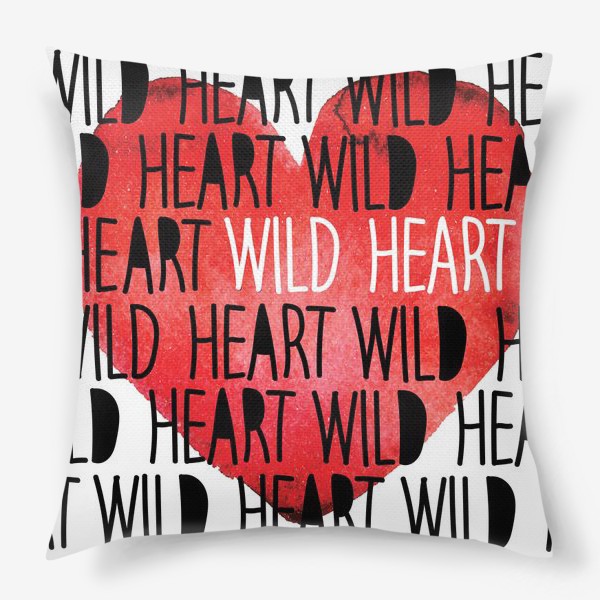 Подушка «wild heart»