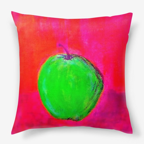 Подушка «Зеленое яблоко»