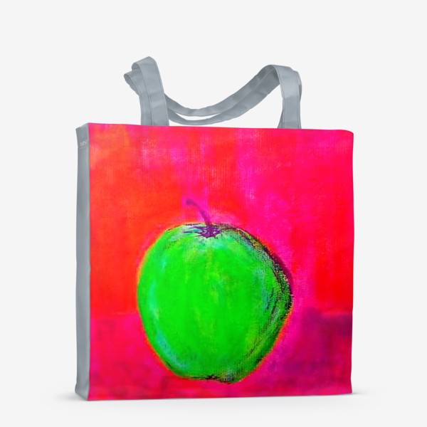 Сумка-шоппер «Зеленое яблоко»