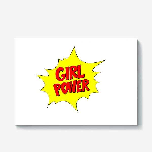 Холст «Girl Power. Попарт #3»
