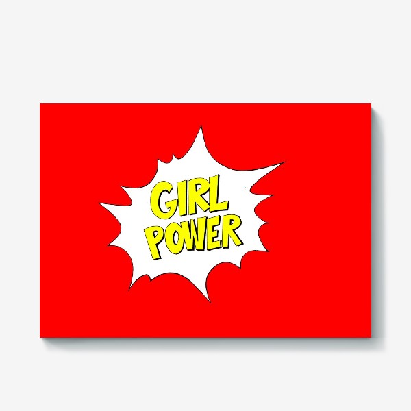 Холст «Girl Power. Попарт #4»
