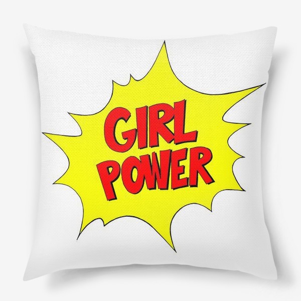 Подушка «Girl Power. Попарт #3»