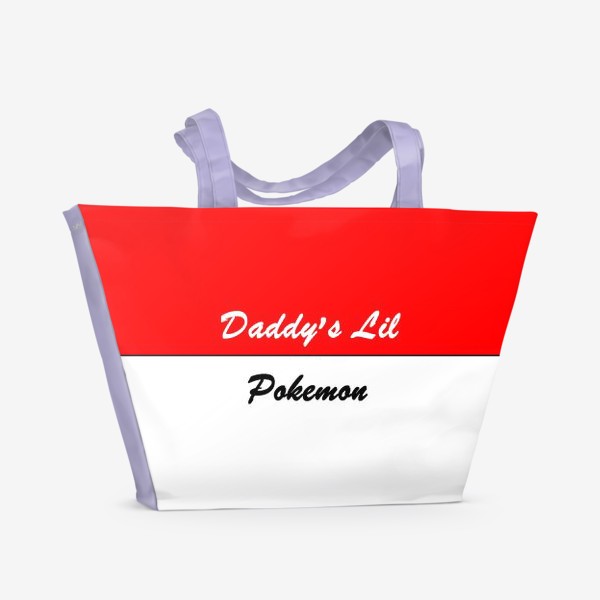 Пляжная сумка «Pokemon/Like a Harley Quinn »