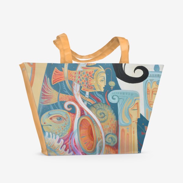 Пляжная сумка «Primavera/весенняя река»