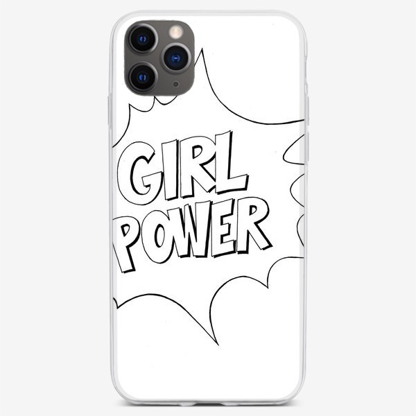 Чехол iPhone «Girl Power. Попарт #2»