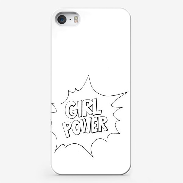 Чехол iPhone «Girl Power. Попарт #2»