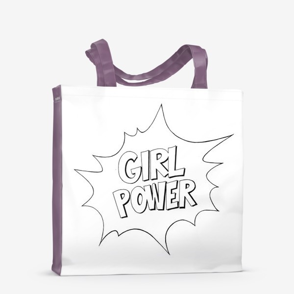 Сумка-шоппер «Girl Power. Попарт #2»