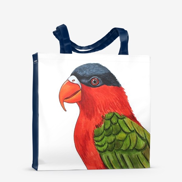 Сумка-шоппер «Яркий попугай»