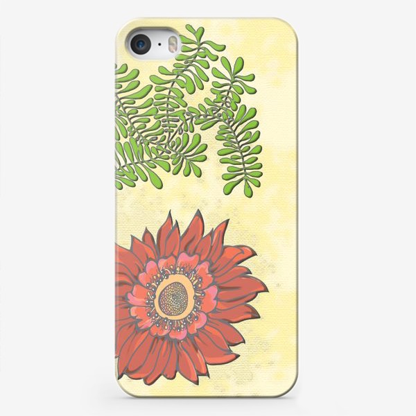 Чехол iPhone «Пано цветочное»