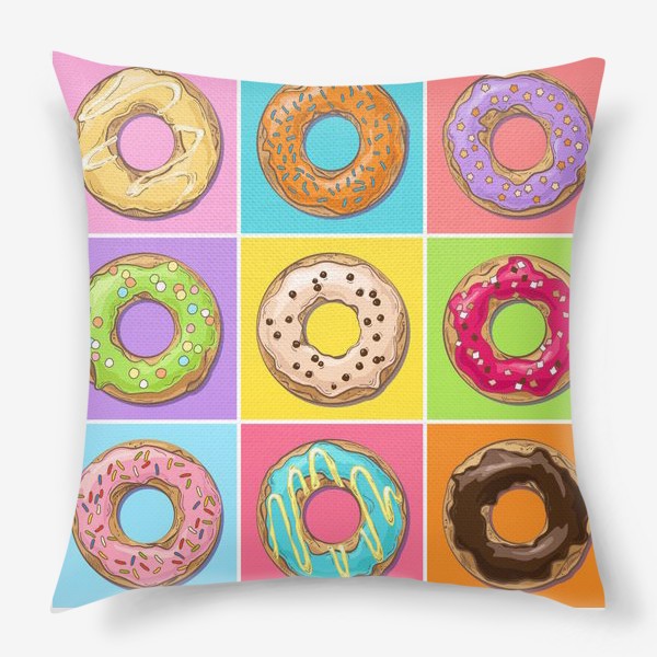 Подушка «Donuts»