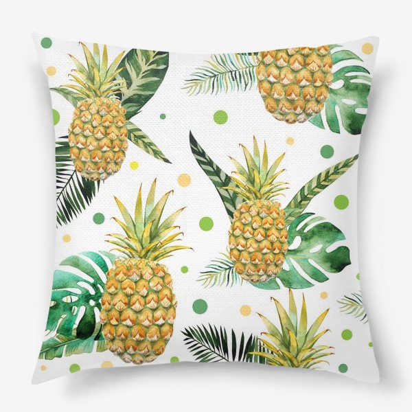 Подушка «Тропические ананасы»