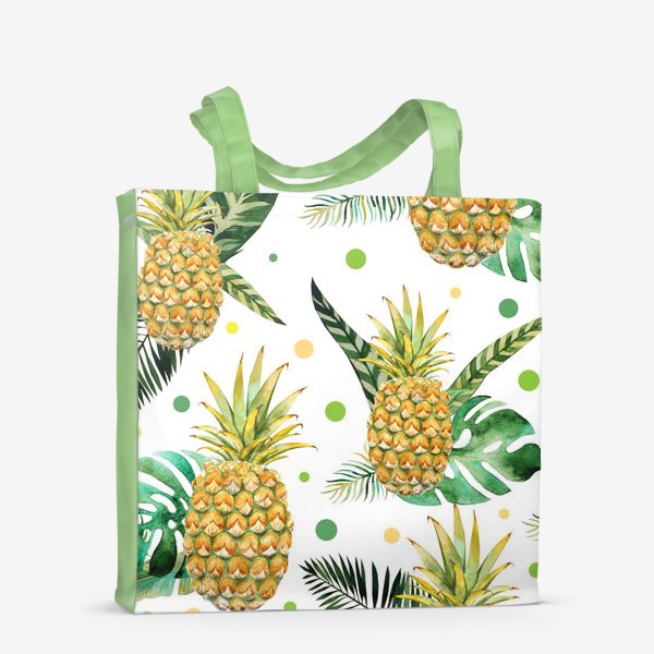 Сумка-шоппер «Тропические ананасы»