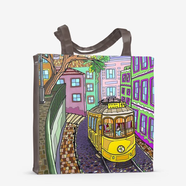 Сумка-шоппер «Желтый трамвай»