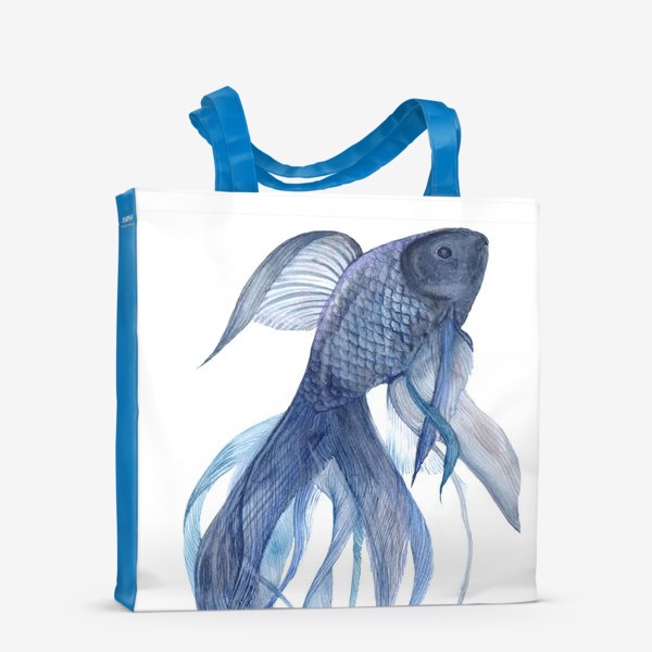 Сумка-шоппер «Синяя рыбка»