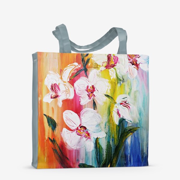 Сумка-шоппер «Белая орхидея»
