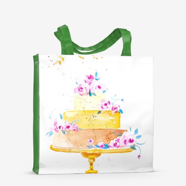 Сумка-шоппер «Свадебный торт»