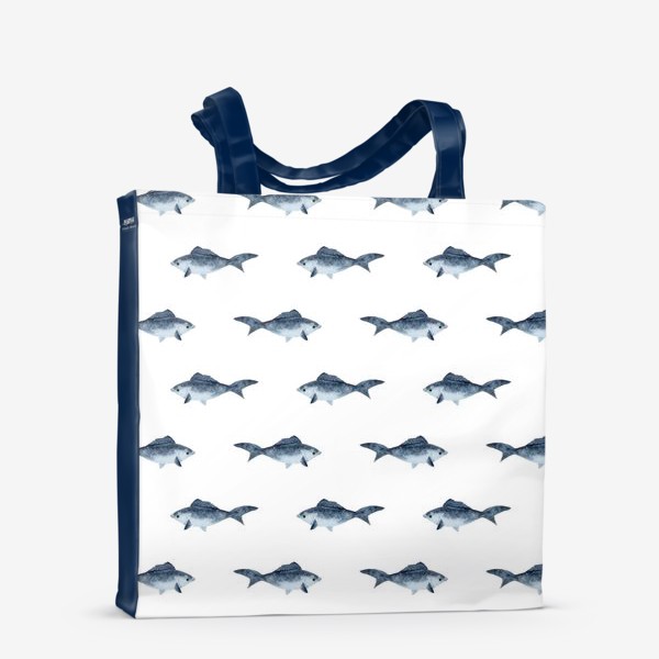 Сумка-шоппер «Рыбки акварельные»