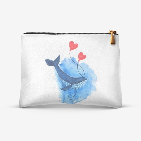Косметичка «Влюбленный кит»
