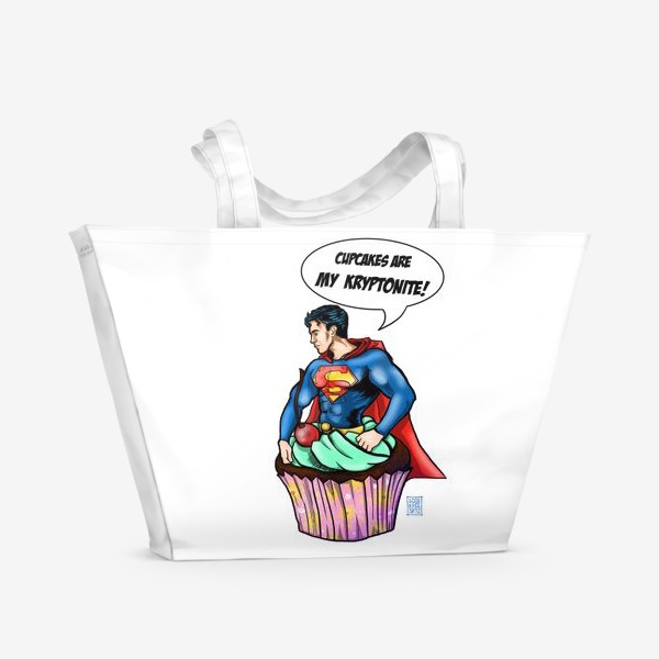 Пляжная сумка «Супермен»