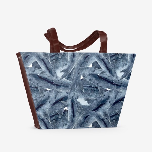 Пляжная сумка «Рыбки акварельные»