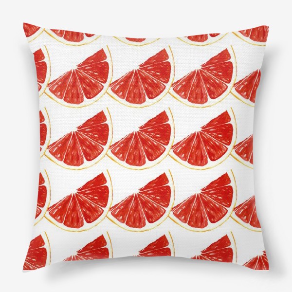 Подушка «Сочные грейпфруты»
