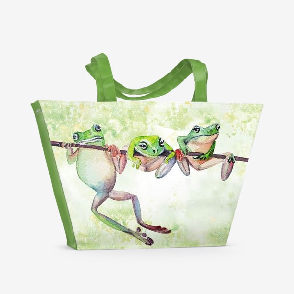Пляжная сумка «три лягушки»