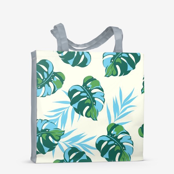 Сумка-шоппер «Тропические листья светлые»
