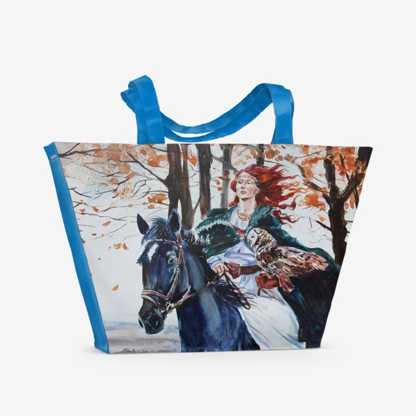 Пляжная сумка «Охота на осень»