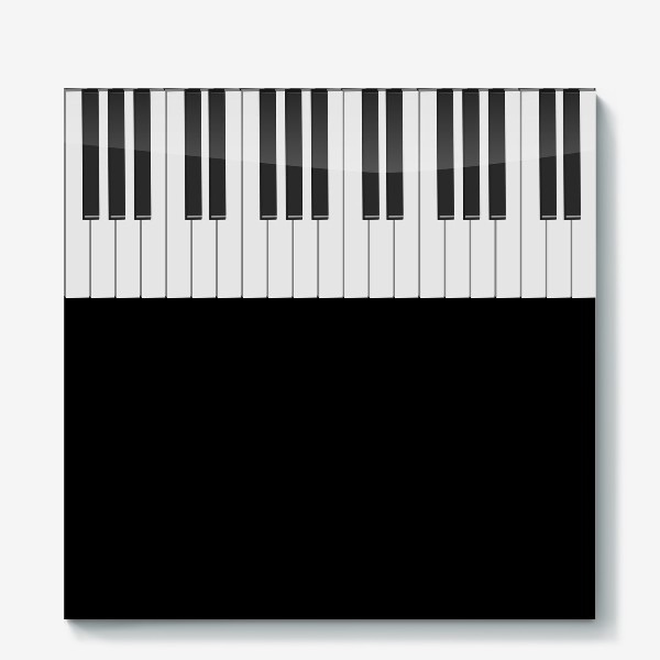 Холст «Клавиатура пианино»