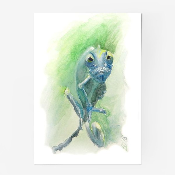 Постер «Синий хамелеон»