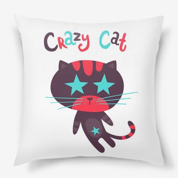 Подушка «Crazy cat»