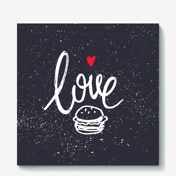 Холст «Love Burger»