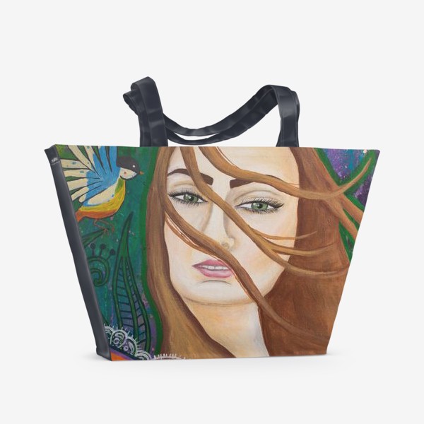 Пляжная сумка «Слушай ветер»