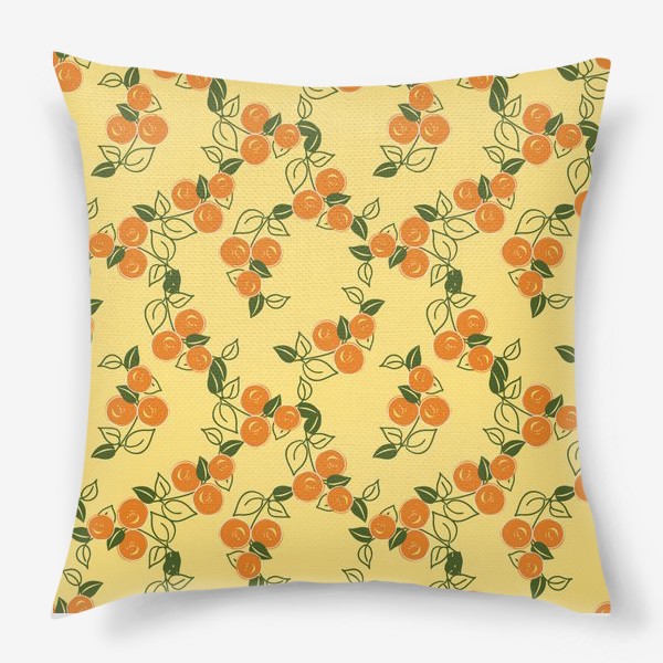 Подушка «Апельсины»