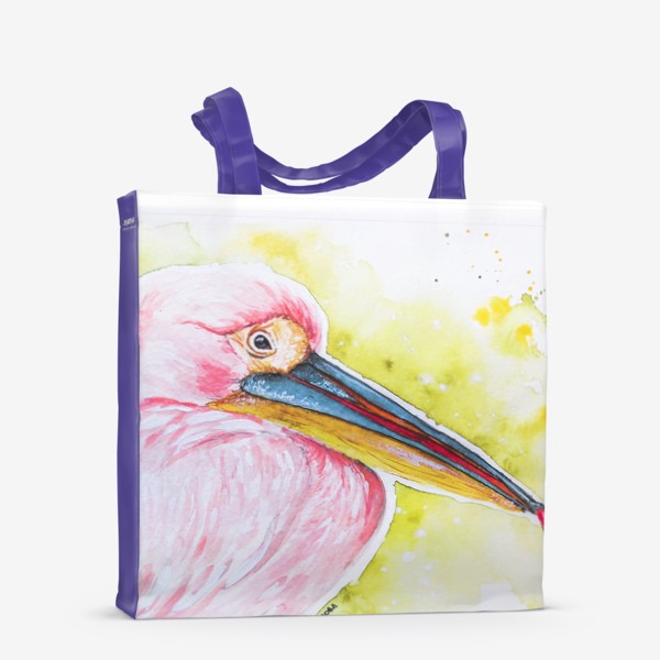 Сумка-шоппер «Розовый пеликан»