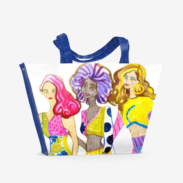 Пляжная сумка «Девченки»