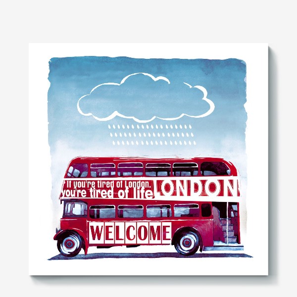 Холст «London Bus»