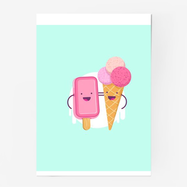 Постер «М-м-мороженое»