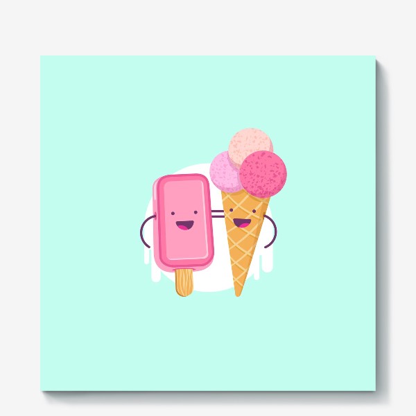 Холст «М-м-мороженое»