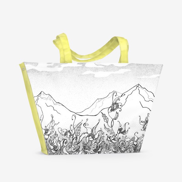 Пляжная сумка «Горы Армении»