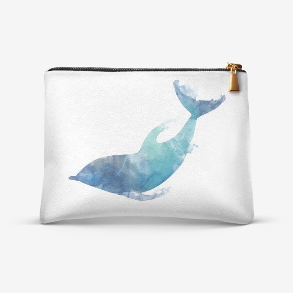 Косметичка «Акварельный дельфин»