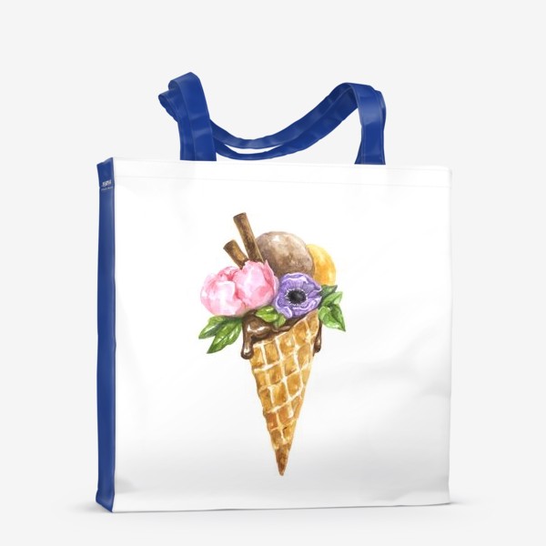 Сумка-шоппер «Flower ice cream»