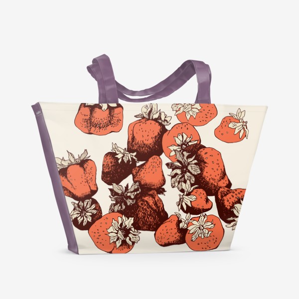 Пляжная сумка «Strawberry time»
