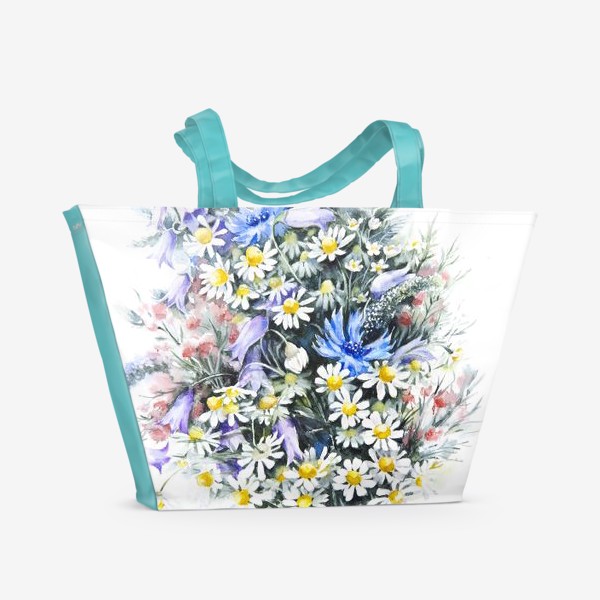 Пляжная сумка «Полевые цветы»