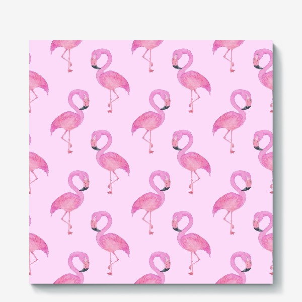 Холст «Розовый Фламинго»