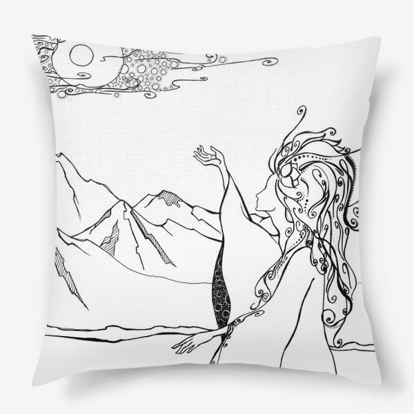 Подушка «Дева »