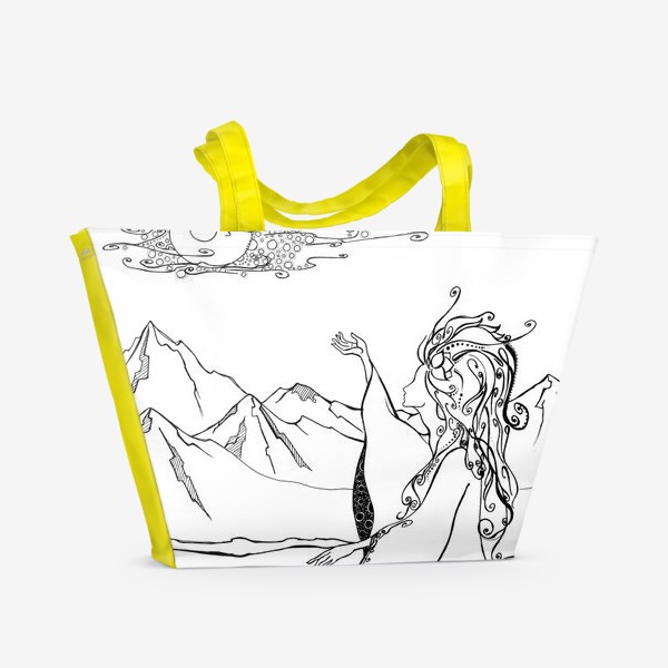 Пляжная сумка «Дева »