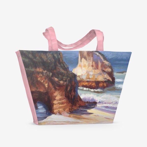 Пляжная сумка «Пляж и скалы»