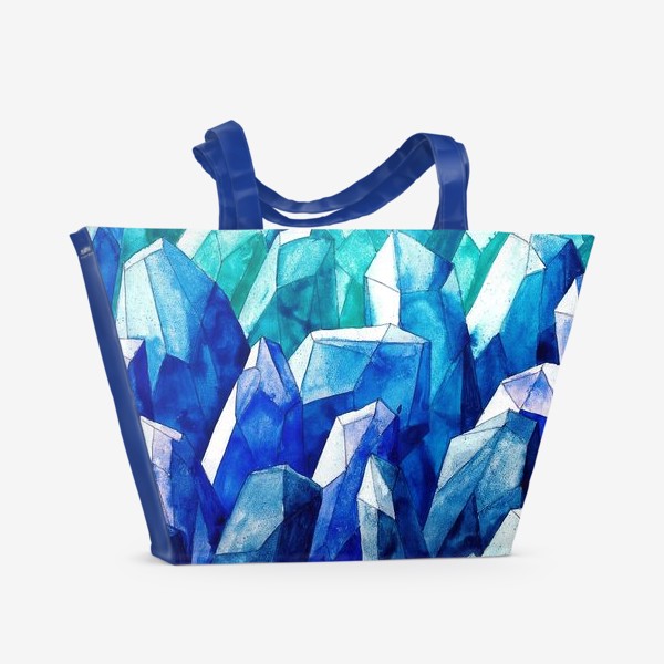 Пляжная сумка «Ледяные Кристаллы»